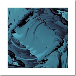 Ocean Wave Turquoise Water Abstract Calm Posters and Art
